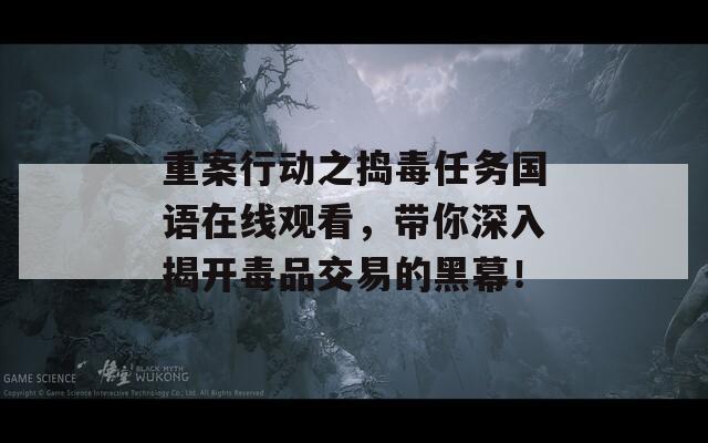 重案行动之捣毒任务国语在线观看，带你深入揭开毒品交易的黑幕！