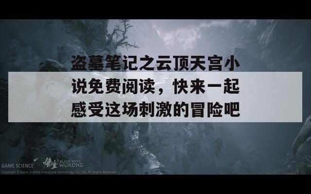 盗墓笔记之云顶天宫小说免费阅读，快来一起感受这场刺激的冒险吧！