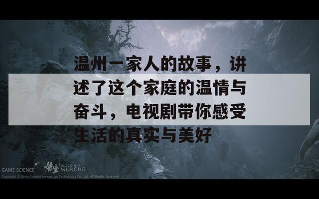 温州一家人的故事，讲述了这个家庭的温情与奋斗，电视剧带你感受生活的真实与美好