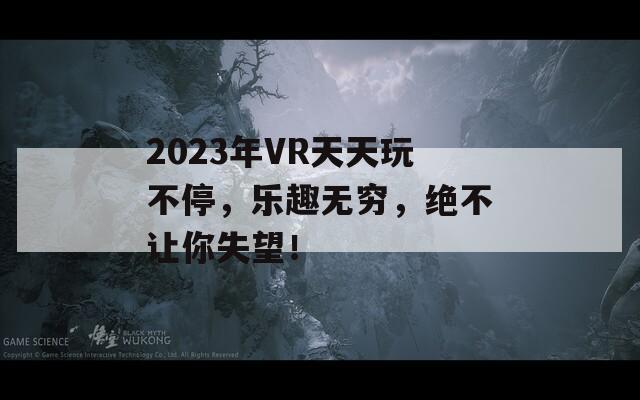 2023年VR天天玩不停，乐趣无穷，绝不让你失望！